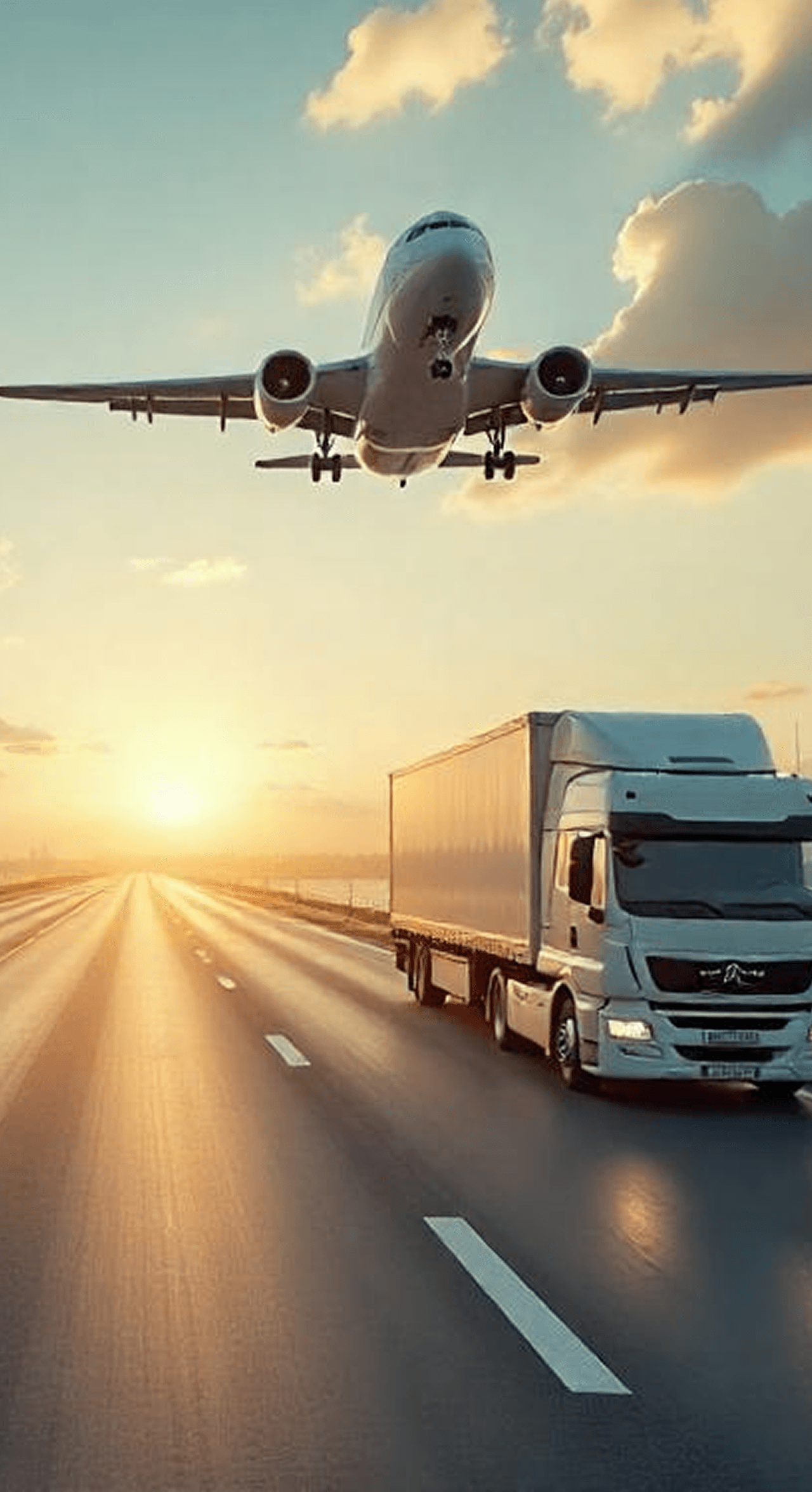 LAND-AIR MULTIMODAL - PAM Cargo services mobile banner image